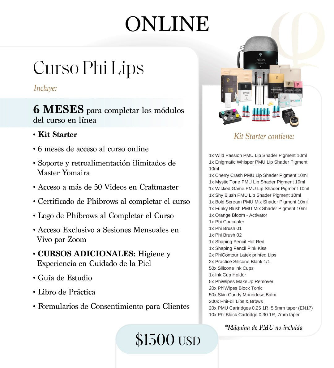 Phi Lips Micropigmentacion de Labios Curso Presencial – USA ...